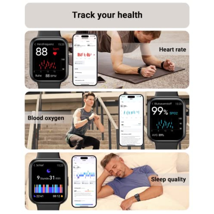 สมาร์ทวอทช์สำหรับผู้ชาย/ผู้หญิ - Smartwatch Luxury Watches For Women บทวิจารณ์และราคา